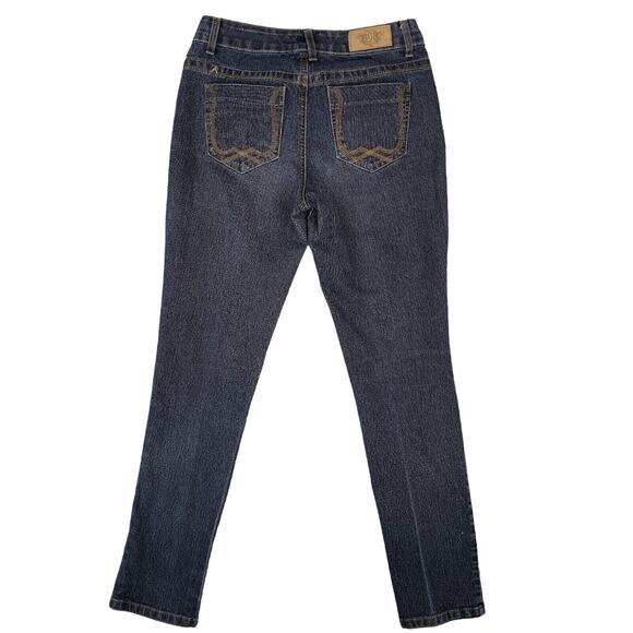 Nine West Jeans Womens 6 Blue Vac Freedom Skinny Denim Cotton Stretch Casual - Picture 2 of 11